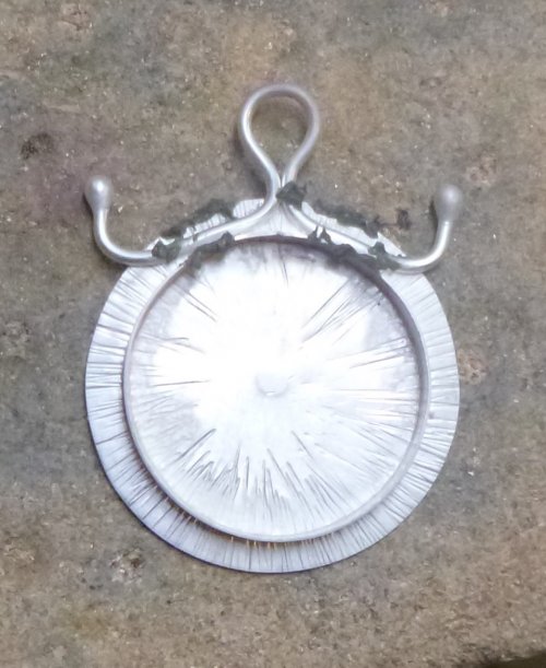 Judy Larson's Southwest Style Pendant - , Metalwork, Cutting, Cutting Tool, Cutters, Sawing, Saw, Wire Saw, Texturing, Butane Torch, Soldering, Solder, southwest style pendant